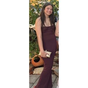 House of CB Grape Lucia Dress